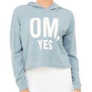 Alo yoga OM yes cropped sweatshirt
